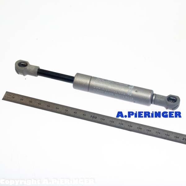 A.PiERiNGER. AP GASfeder B4.40.155.100N, Kraft 100N, Länge 155mm,  Alternative SRST.4848DZ