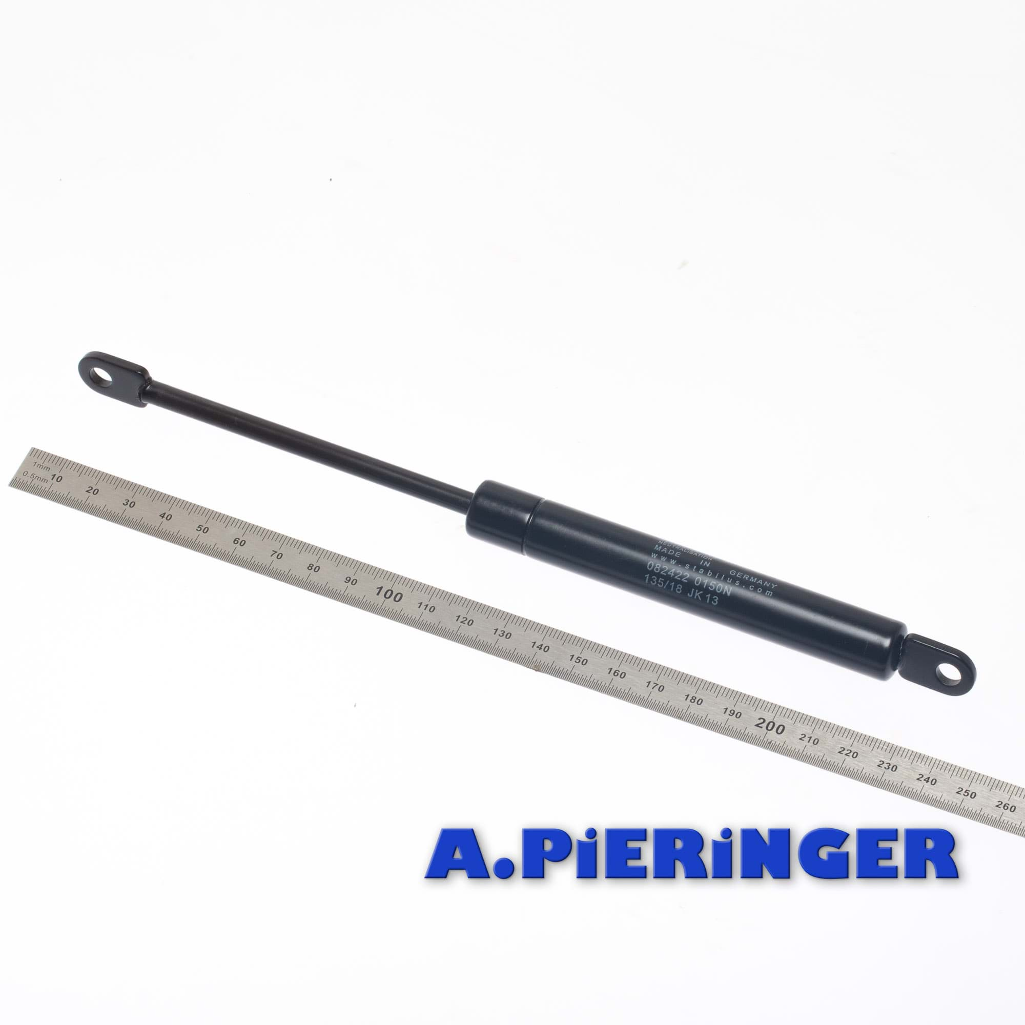 Image de Gasfeder Stabilus Lift-o-MAT 082422 0150N Gesamtlänge 226,50 mm Auge 6 mm