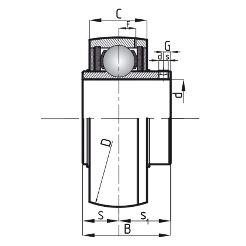 Immagine di Spannlager SB210 50x90x43,5 Lagereinsatz  *