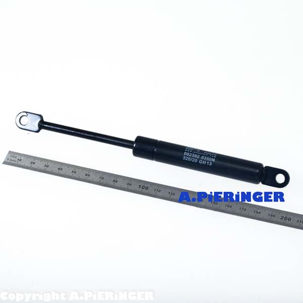 Immagine di Gasfeder Stabilus Lift-o-MAT  082392 0350N Gesamtlänge 185,50 mm Auge 6 mm