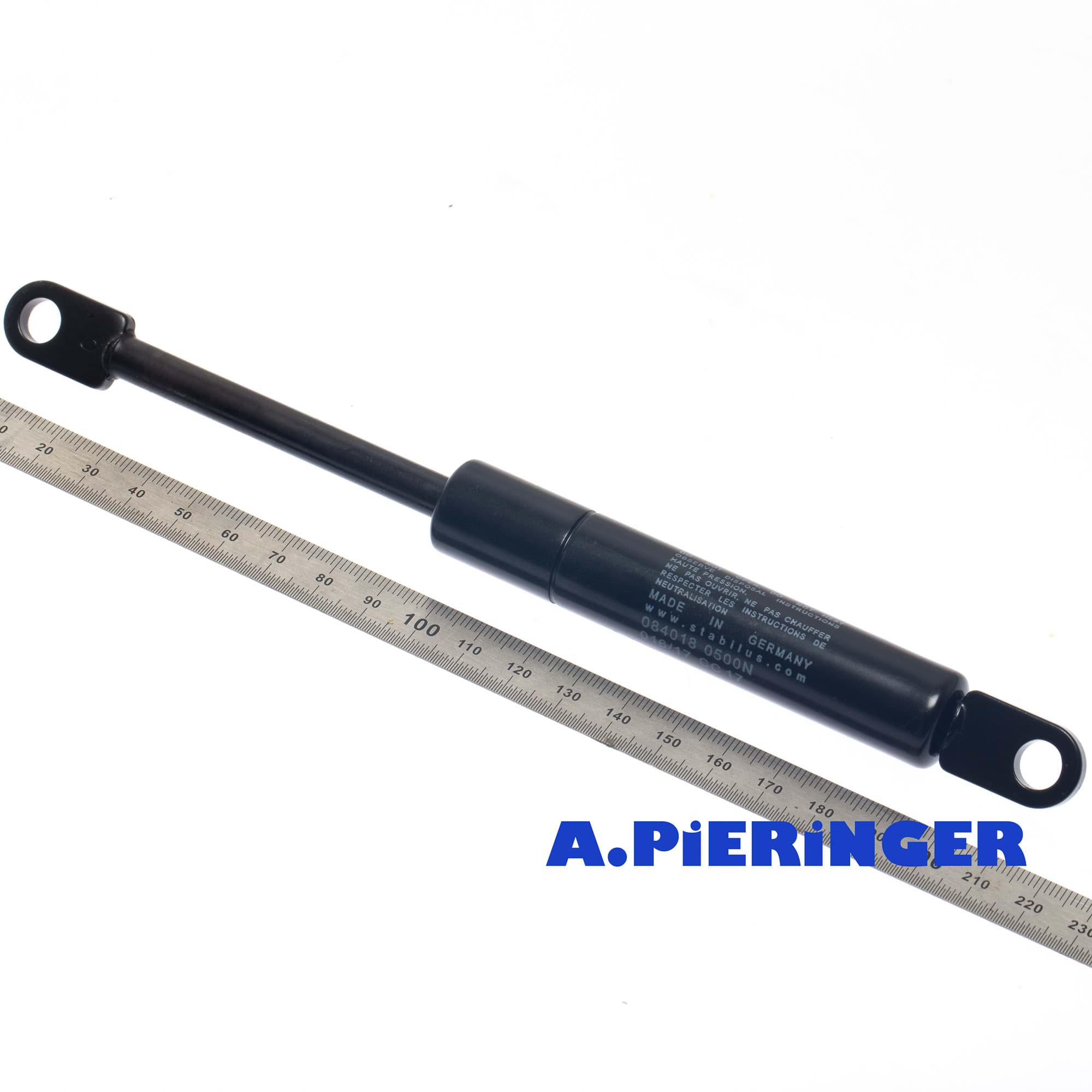 Bild von Gasfeder Stabilus Lift-o-MAT 084018 0500N Gesamtlänge 205 mm Auge 8 mm