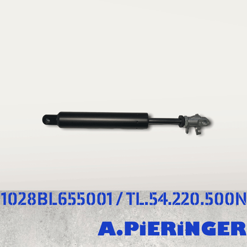 Immagine di Gasfeder 1028BL655001 / TL.54.220.500N Ersatz für 3481RQ 0500N Gesamtlänge 246,50 mm