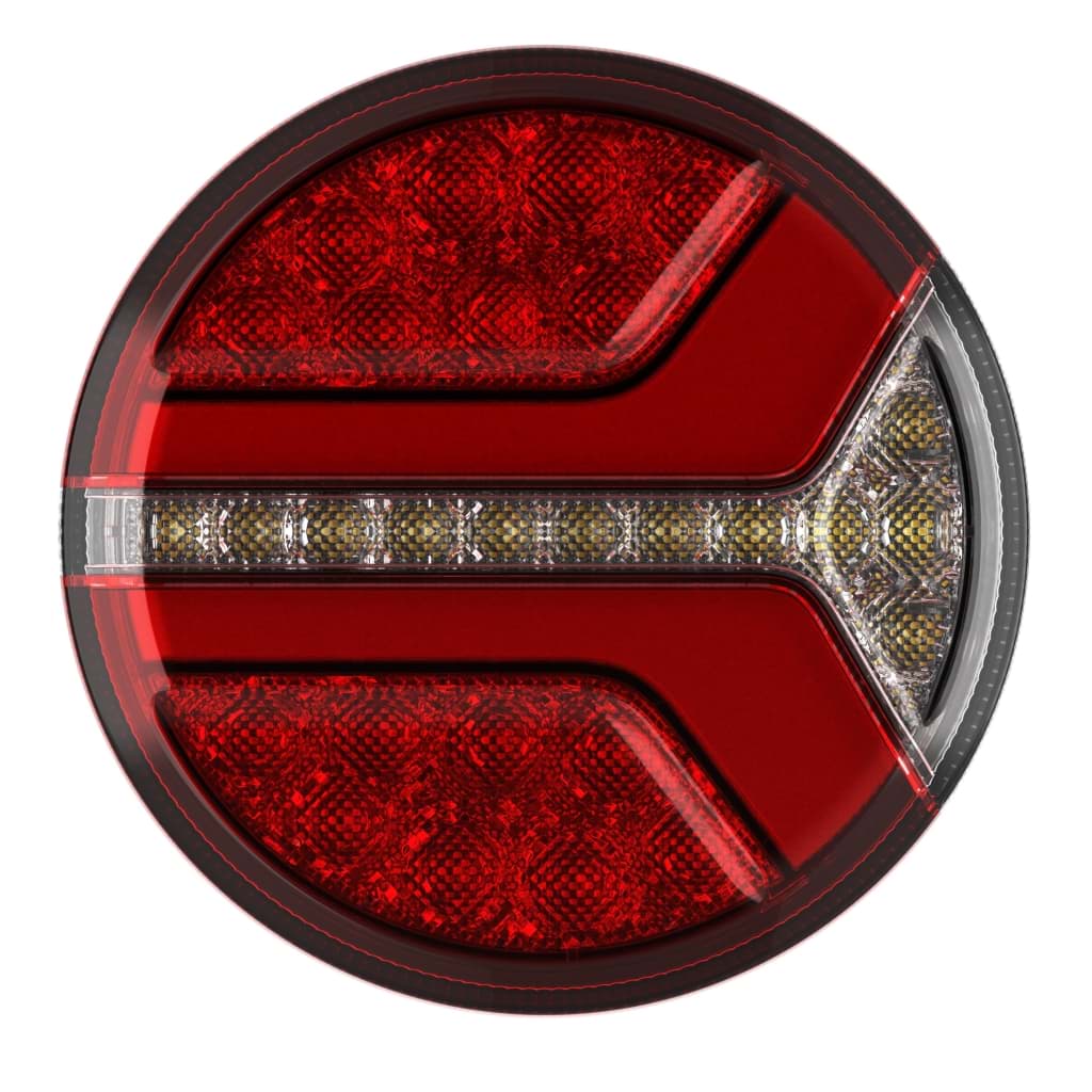 Aspöck 33-8604-011 EcoRound Turn Signal, Brake, Tail Light 0.3m 7-pin ASS2 + 2x 2-pin ASS2 SMCG, Tail Light